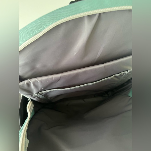 Spacious Green Gray Backpack - Picture 6 of 10